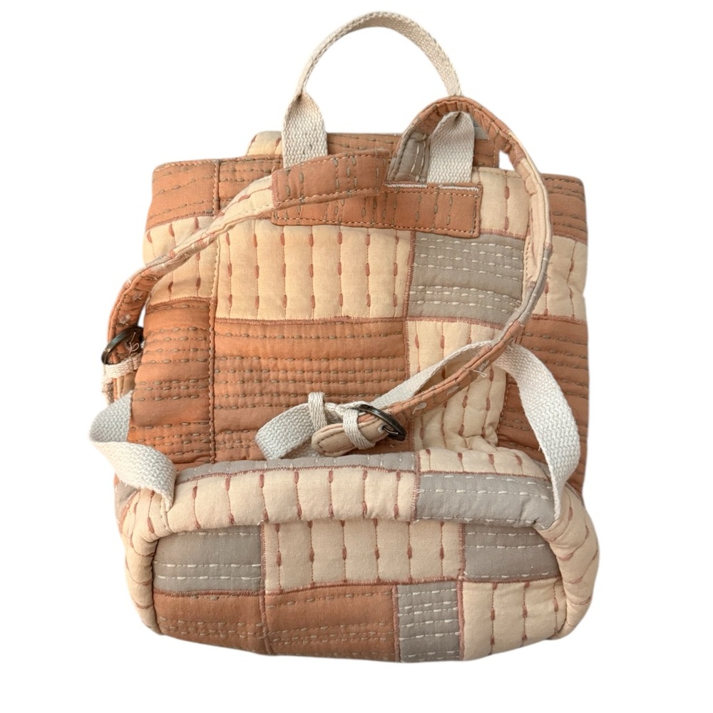 Universal Thread Mini Patchwork Quilted Backpack … - image 2